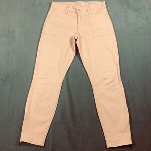 Lucky Brand Lolita Sz 10/30 Low Rise Skinny W/‎ Ankle Zip Stretch Denim Pink